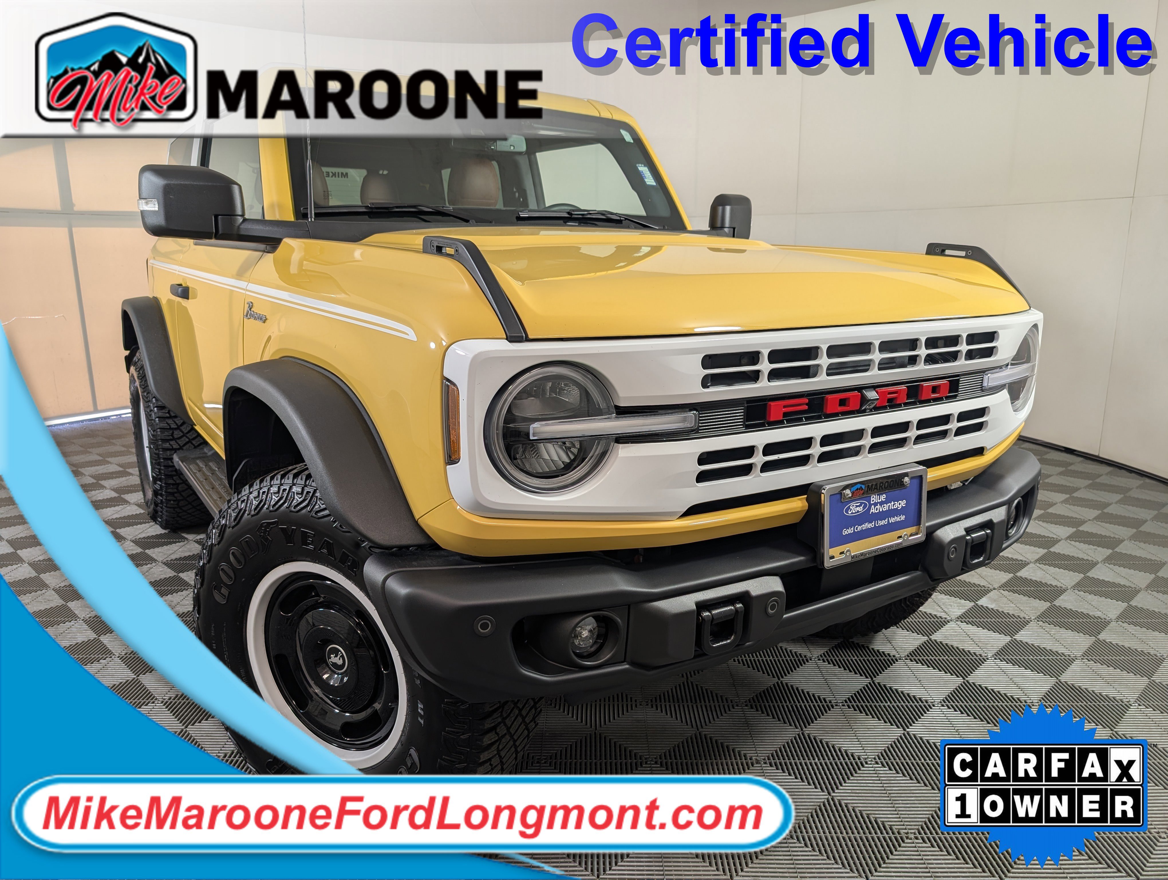 Certified 2024 Ford Bronco Heritage Edition