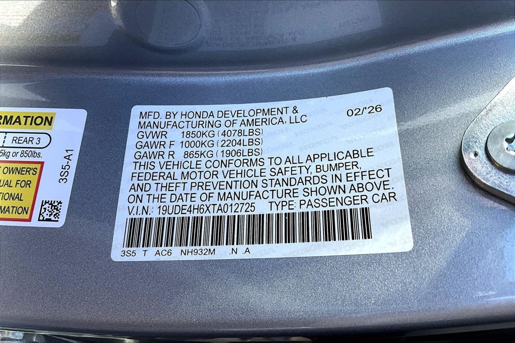 New 2026 Acura Integra A-Spec w/ Technology Package FWD image 28