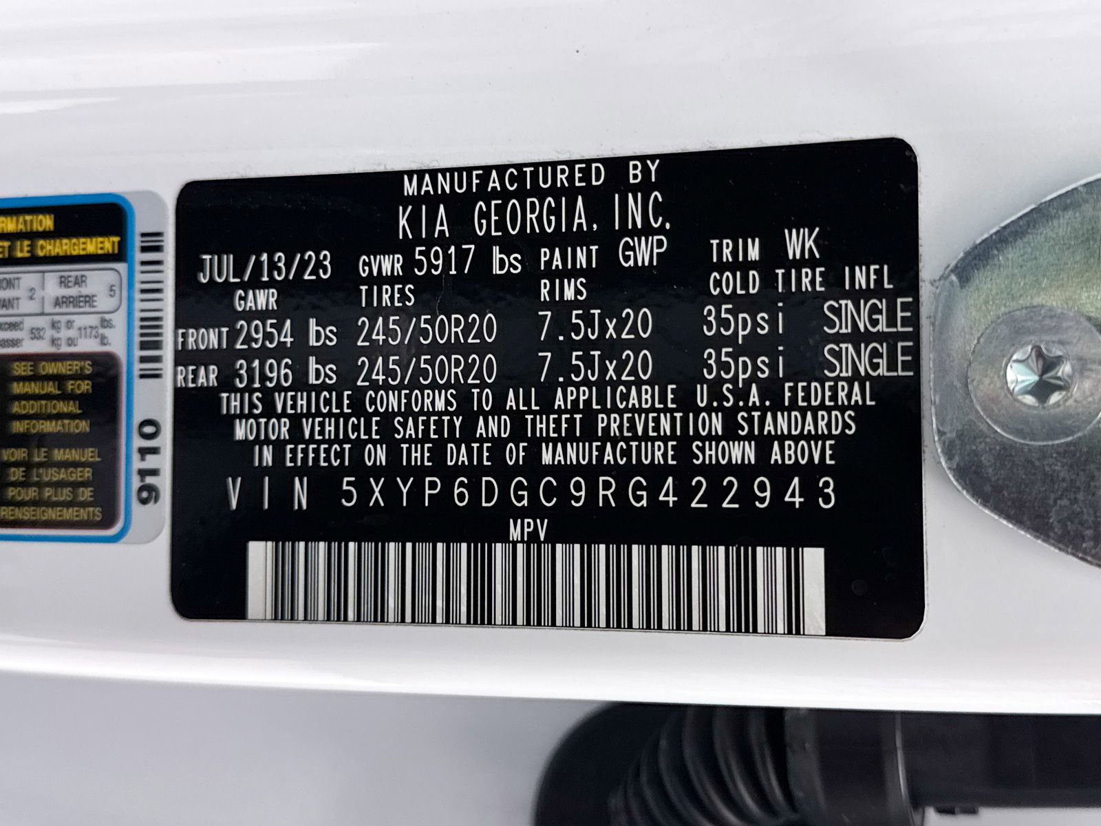 Used 2024 Kia Telluride S w/ S Sunroof Package image 43