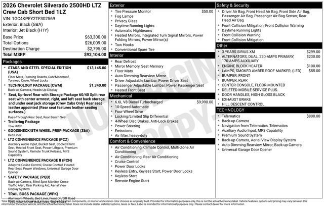 New 2026 Chevrolet Silverado 2500 LTZ AWD/4WD image 4