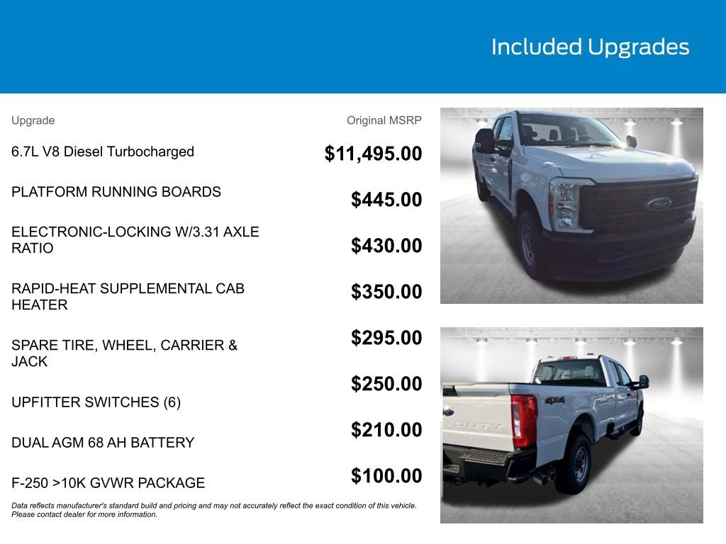 New 2026 Ford F250 XL w/ F-250 >10K GVWR Package image 3