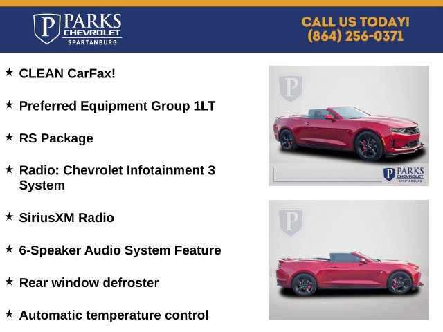 Certified 2023 Chevrolet Camaro LT w/ RS Package RWD image 5