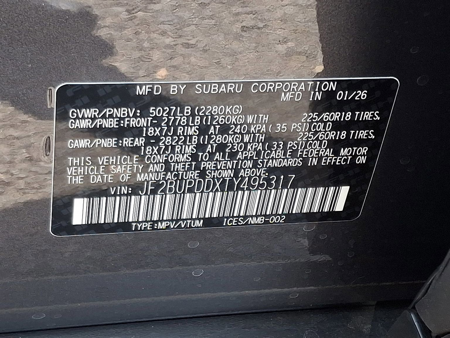 New 2026 Subaru Outback Limited image 12