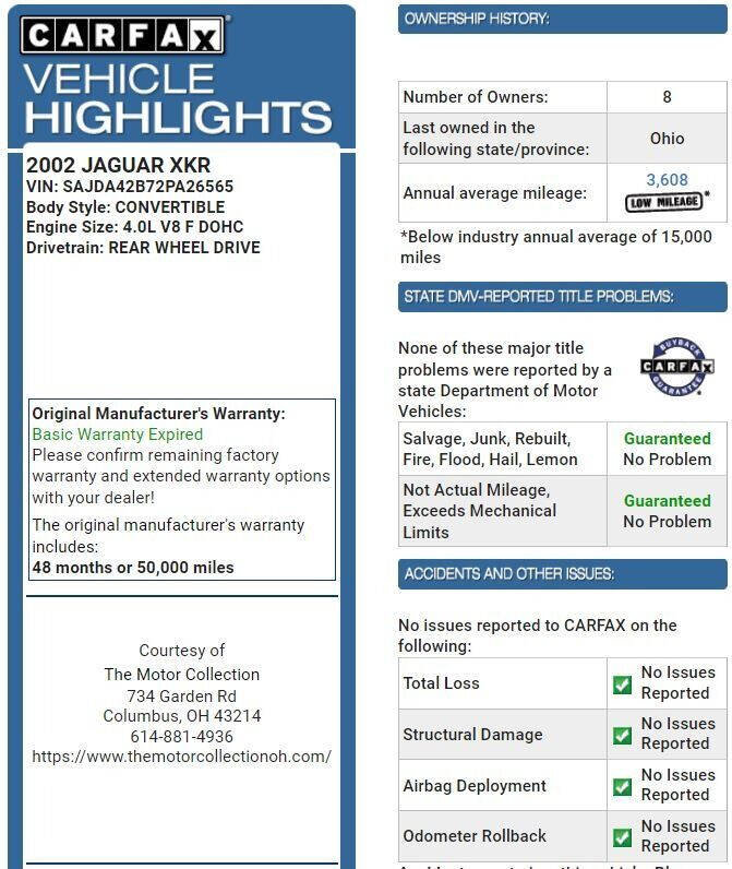 Used 2002 Jaguar XK8 Convertible image 13