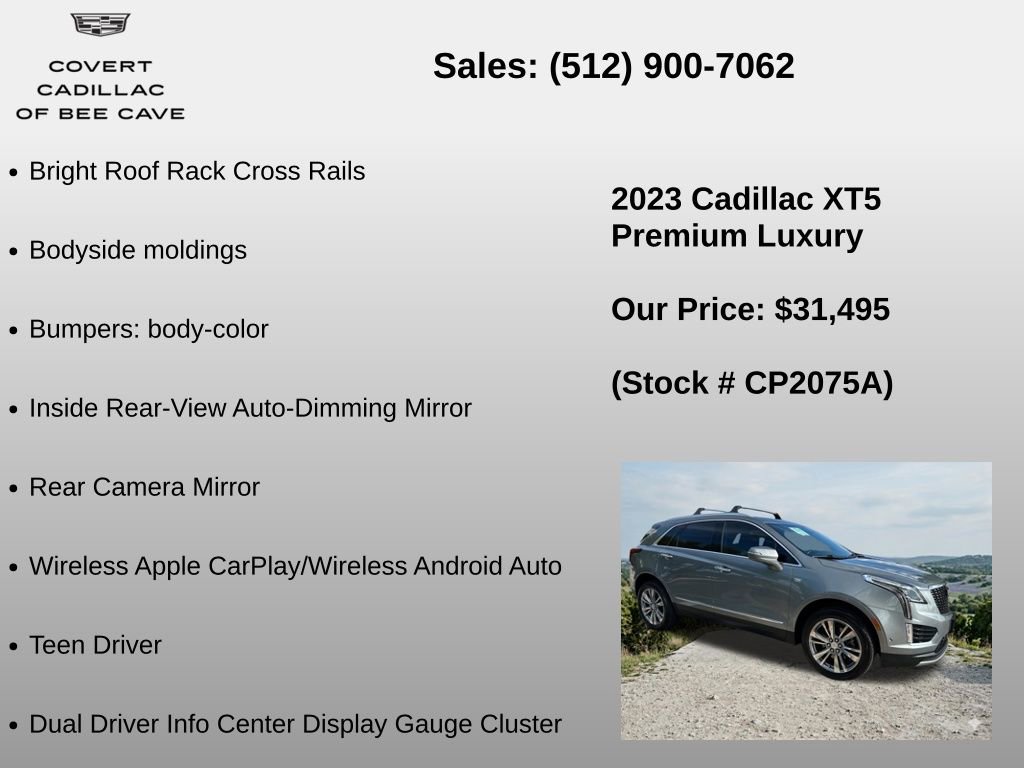 Used 2023 Cadillac XT5 Premium Luxury w/ Technology Package image 36
