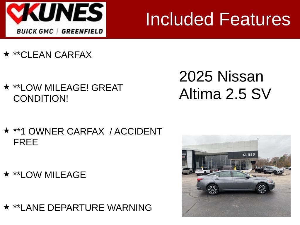 Used 2025 Nissan Altima 2.5 SV image 3