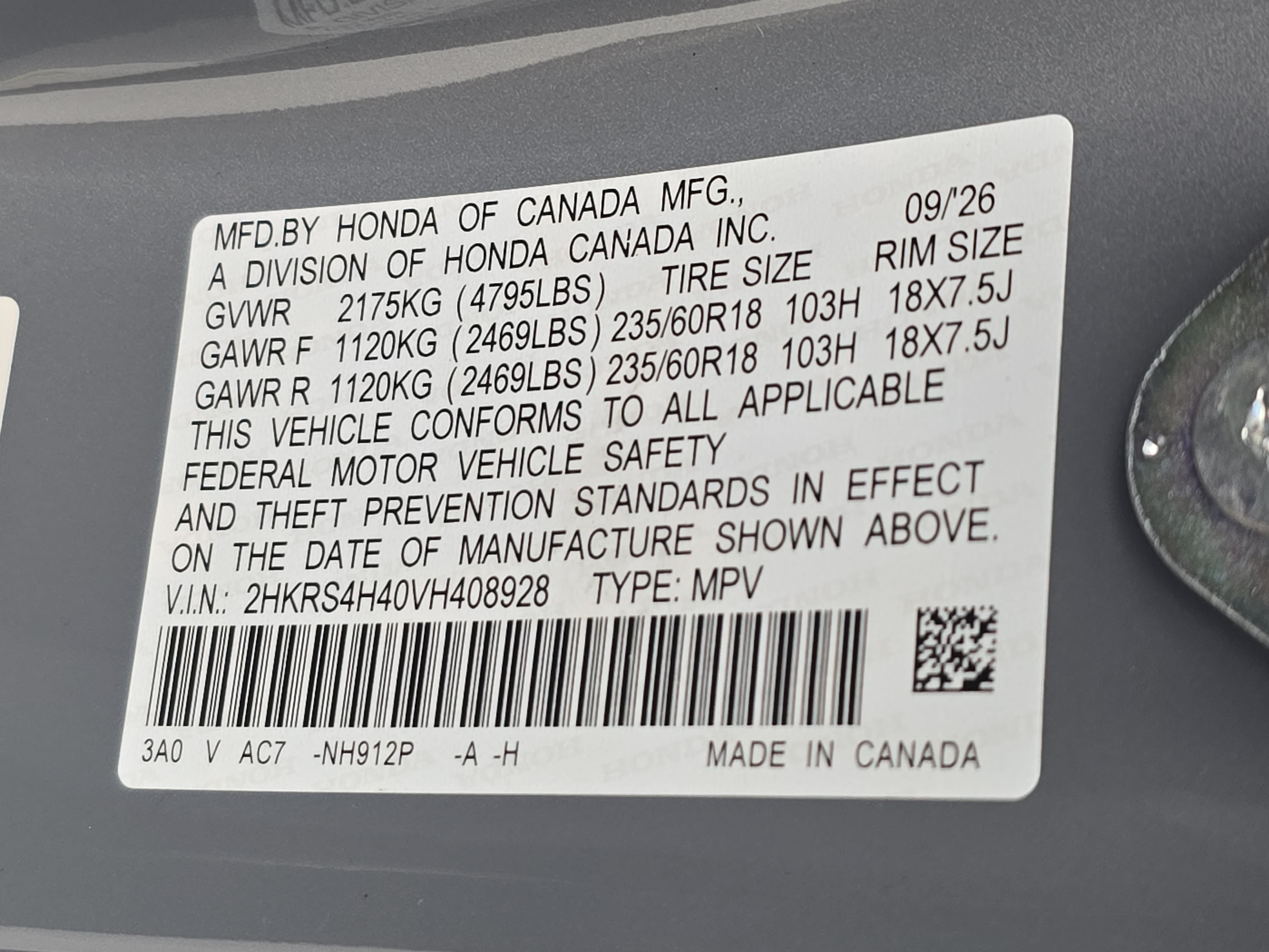 New 2027 Honda CR-V EX image 34