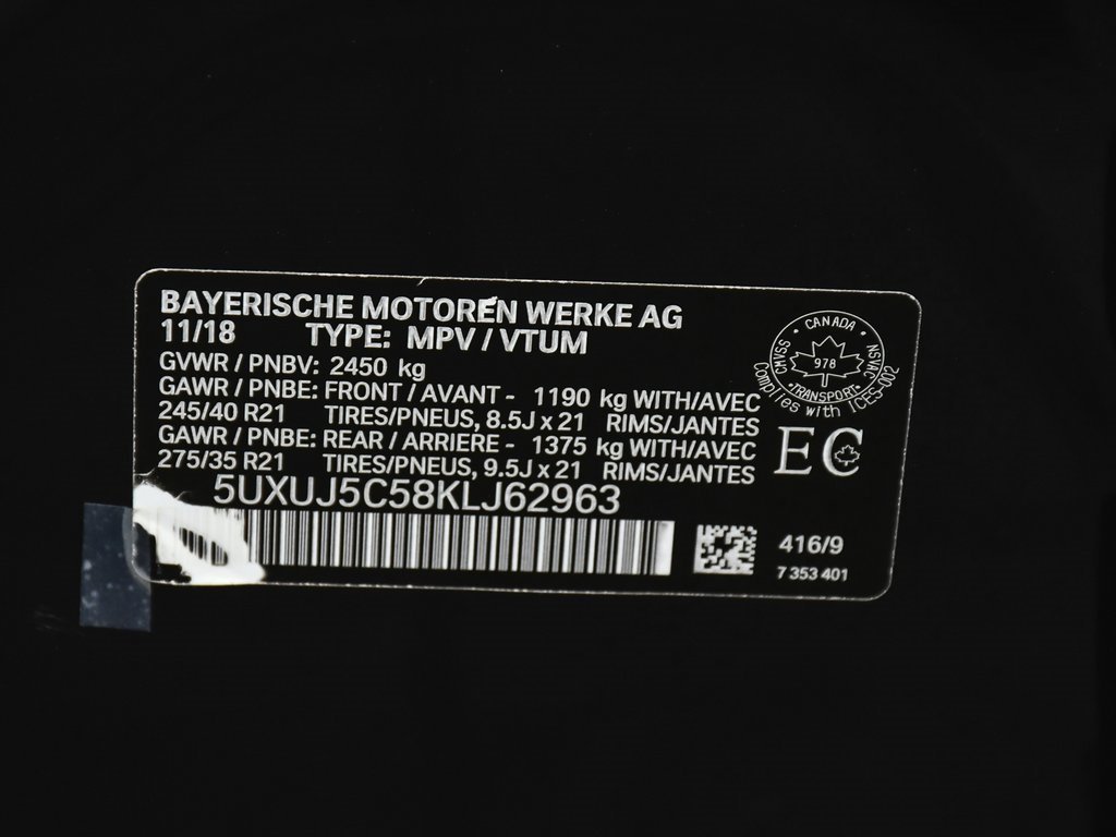 Used 2019 BMW X4 M40i image 17