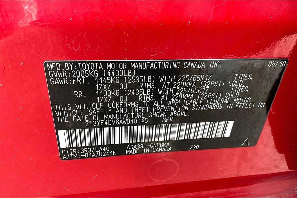 Used 2010 Toyota RAV4 Limited image 44