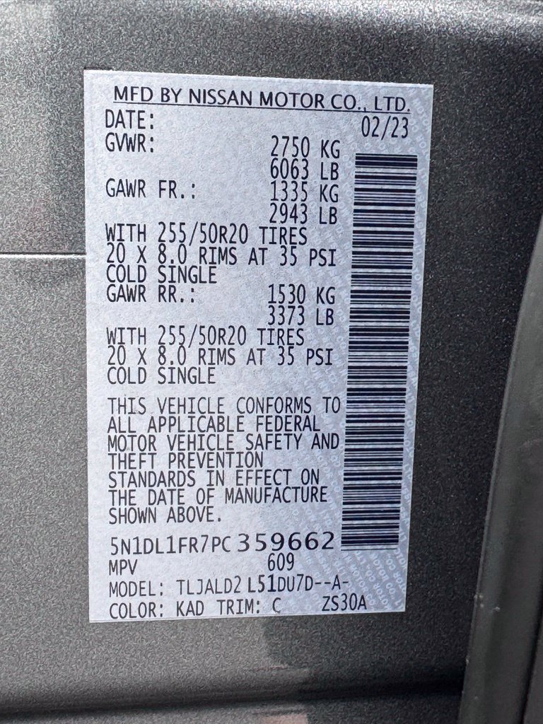 Used 2023 INFINITI QX60 Luxe w/ Performance Audio Package FWD image 49