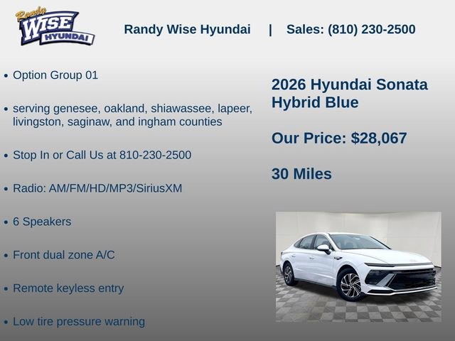 New 2026 Hyundai Sonata Blue image 5