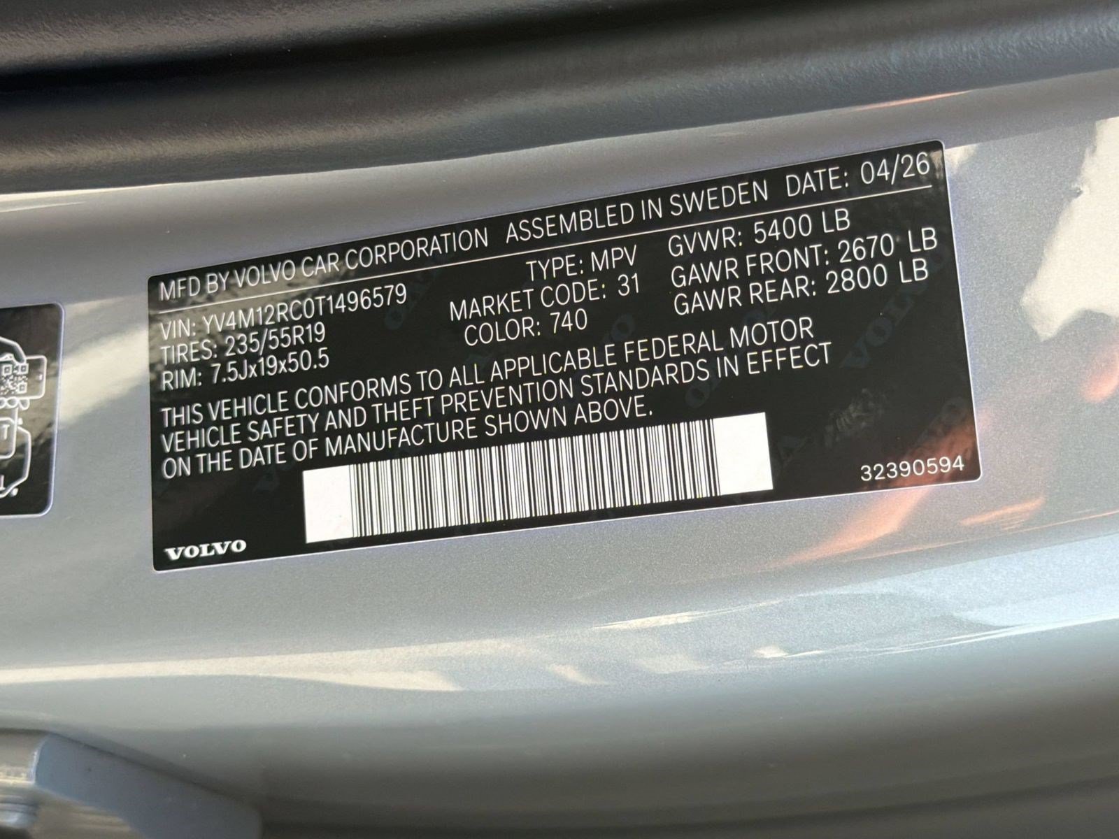New 2026 Volvo XC60 B5 Plus w/ Climate Package AWD/4WD image 26