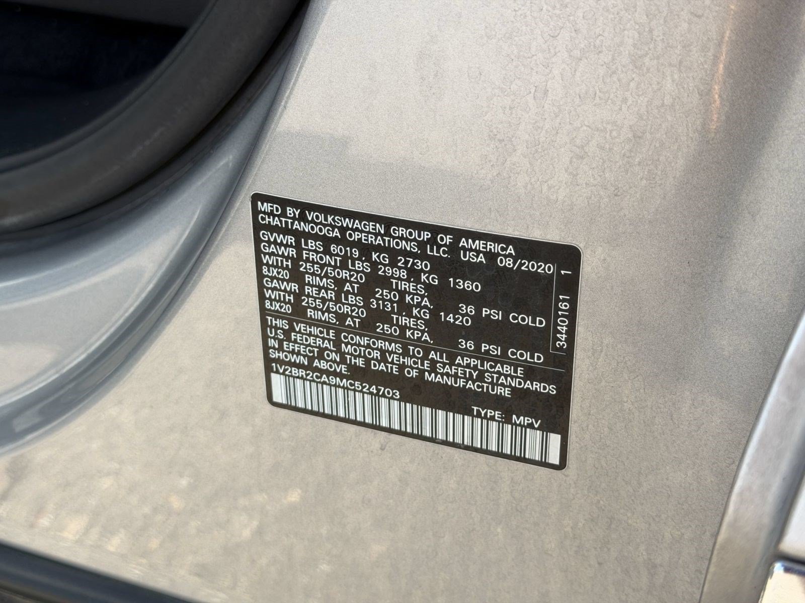 Used 2021 Volkswagen Atlas SEL w/ MDO Package (Bench Seat) AWD/4WD image 26