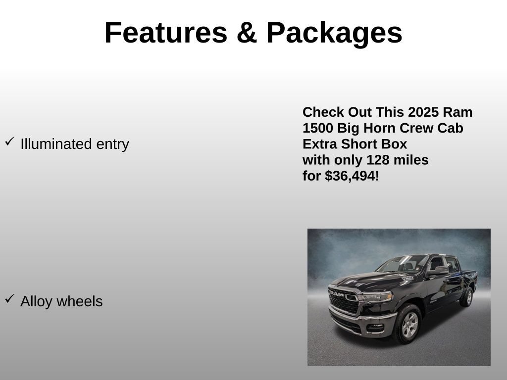 Used 2025 RAM 1500 Big Horn AWD/4WD image 8