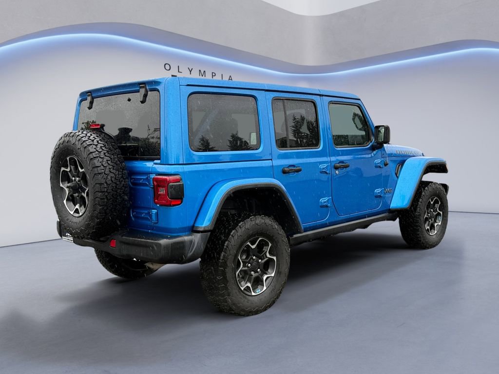 Used 2021 Jeep Wrangler Unlimited Rubicon 4xe w/ Steel Bumper Group image 6