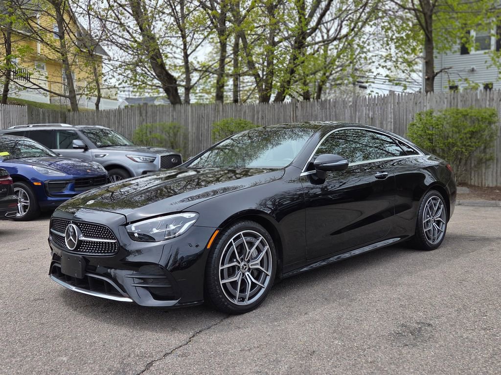 Used 2022 Mercedes-Benz E 450 4MATIC Coupe w/ AMG Line image 2