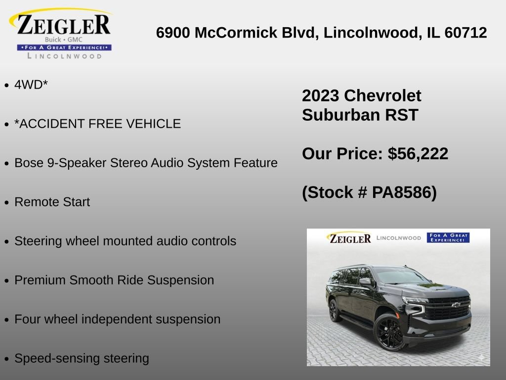 Used 2023 Chevrolet Suburban RST AWD/4WD image 6