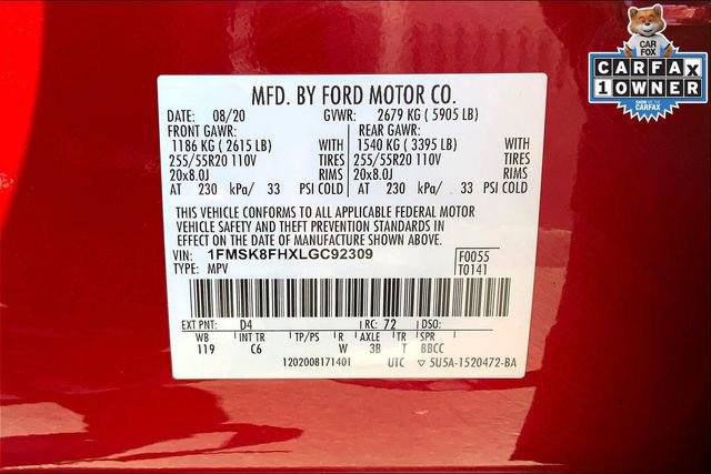 Used 2020 Ford Explorer Limited image 31