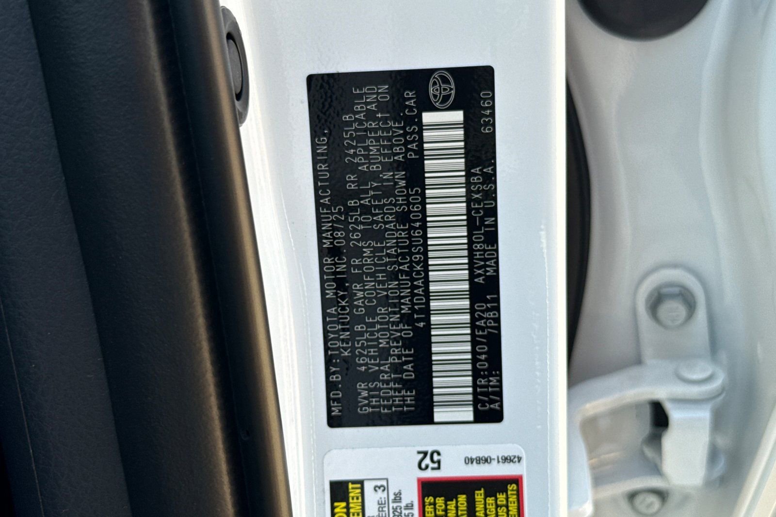 New 2025 Toyota Camry SE w/ Convenience Package image 33