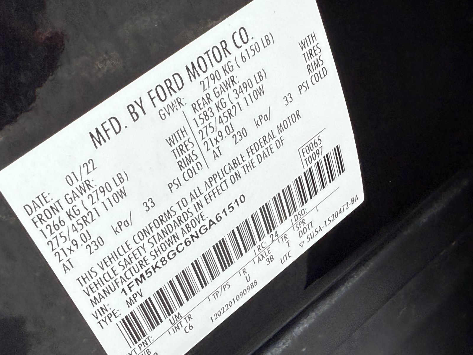 Certified 2022 Ford Explorer ST w/ Equipment Group 401A AWD/4WD image 42