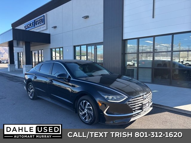 Used 2023 Hyundai Sonata Blue image 1