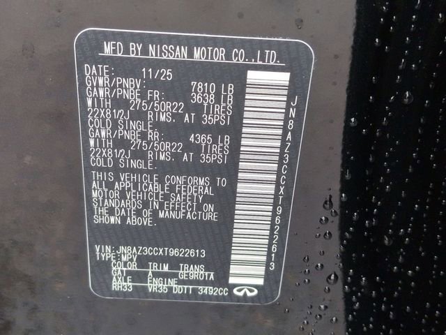 New 2026 INFINITI QX80 Autograph image 34