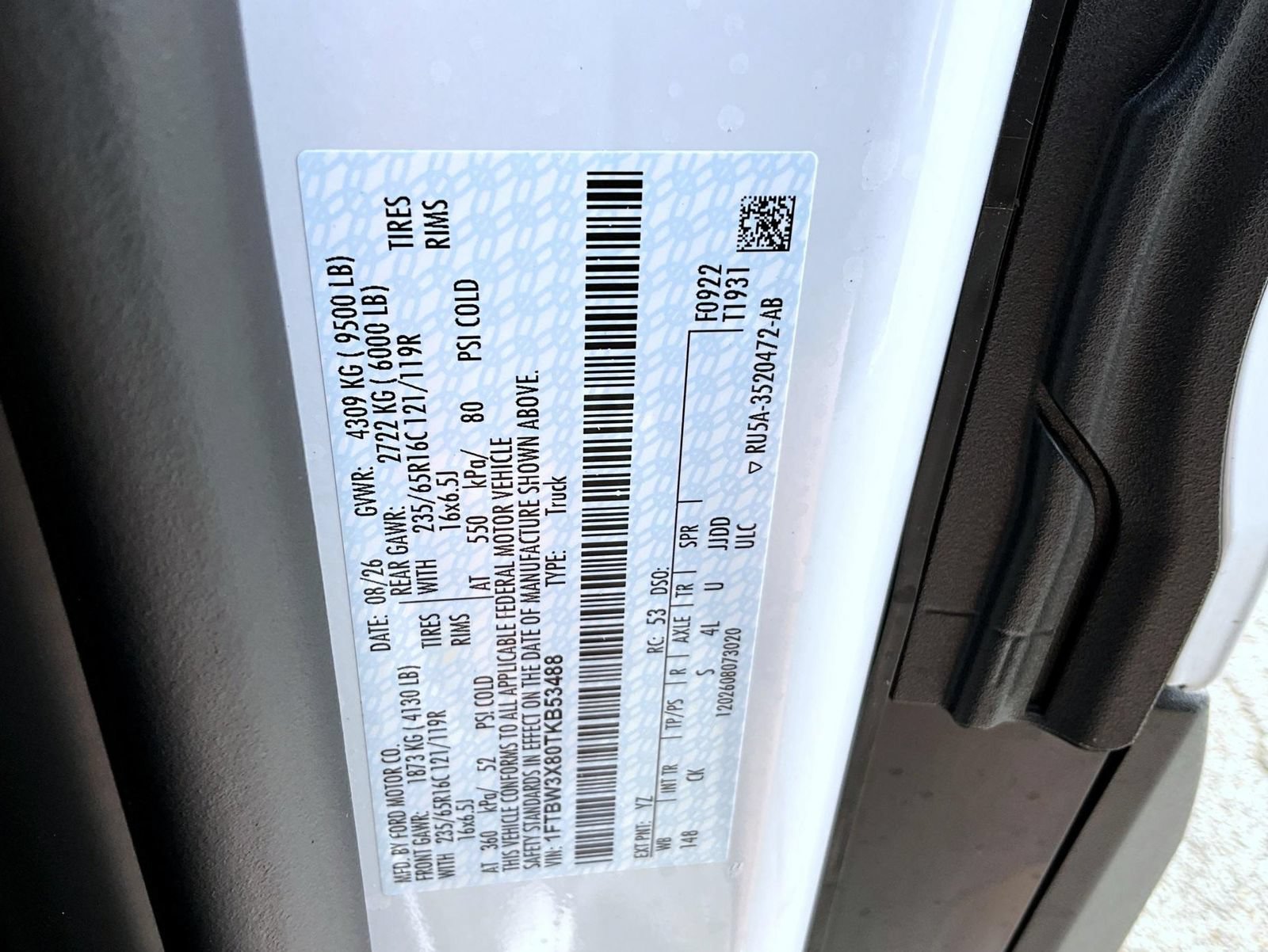 New 2026 Ford Transit 350 148 High Roof Extended w/ Load Area Protection Package RWD image 22