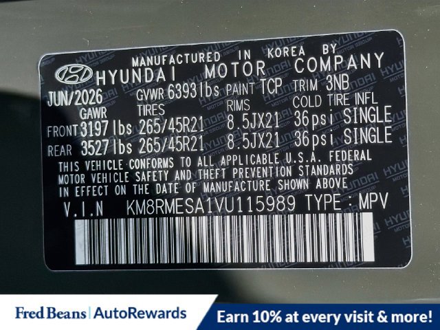 New 2027 Hyundai Palisade Calligraphy AWD/4WD image 26