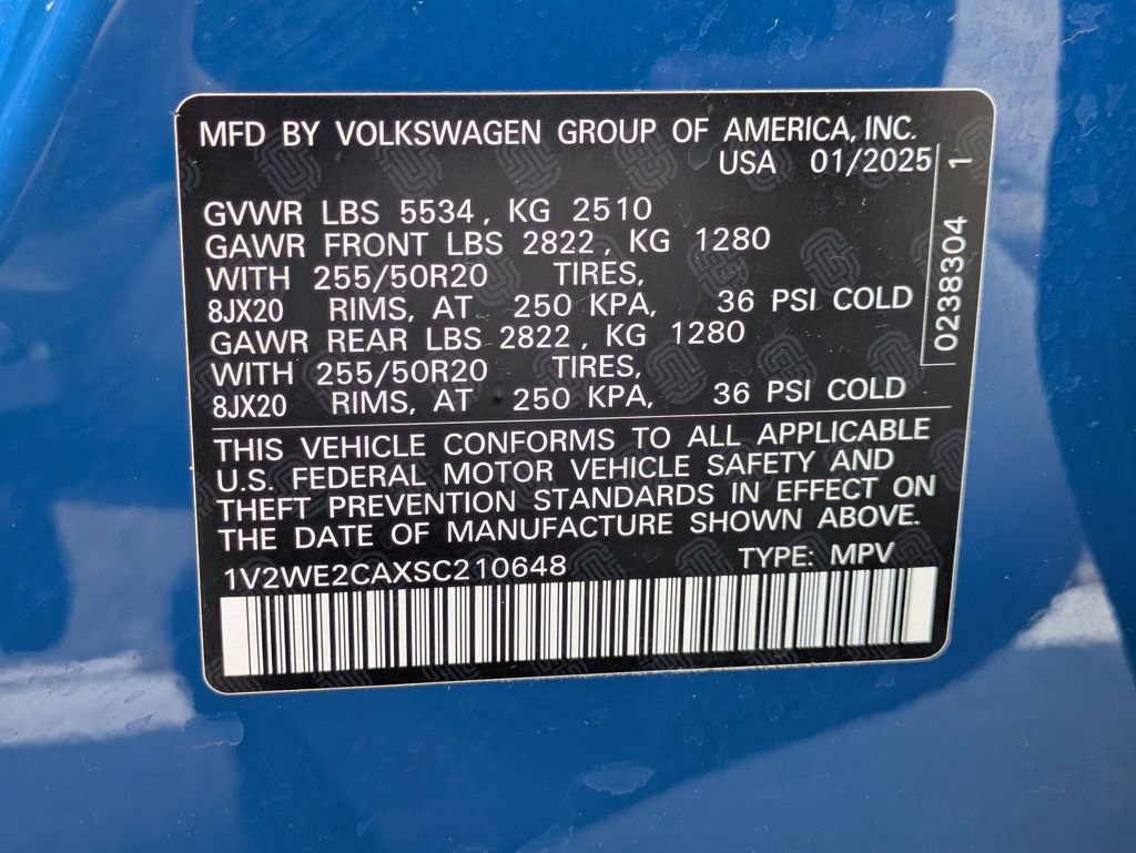 Used 2025 Volkswagen Atlas Cross Sport SE FWD image 34