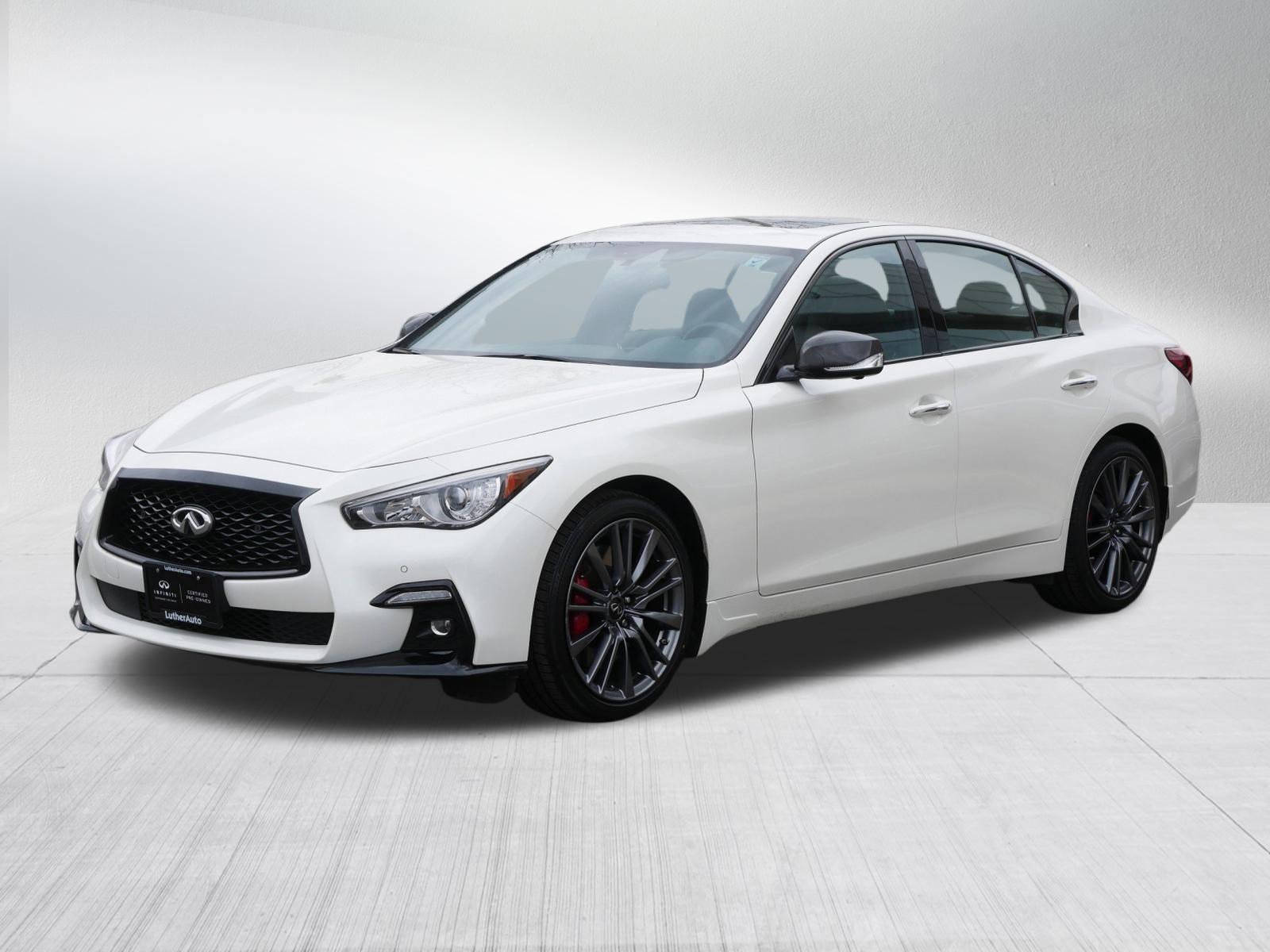 Certified 2021 INFINITI Q50 Red Sport 400 w/ Proactive Package image 3