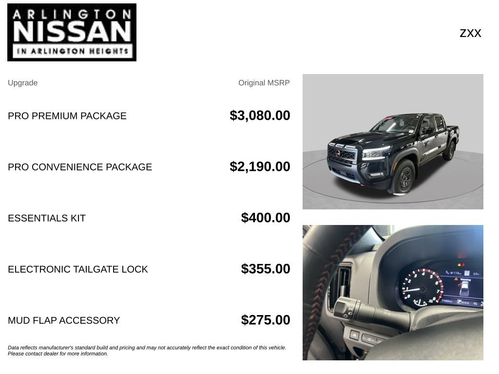 Certified 2025 Nissan Frontier PRO-4X w/ Pro Premium Package AWD/4WD image 4