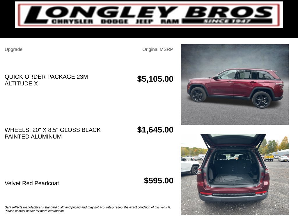 Used 2023 Jeep Grand Cherokee Altitude AWD/4WD image 6