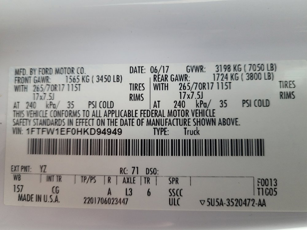 Used 2017 Ford F150 XL AWD/4WD image 33