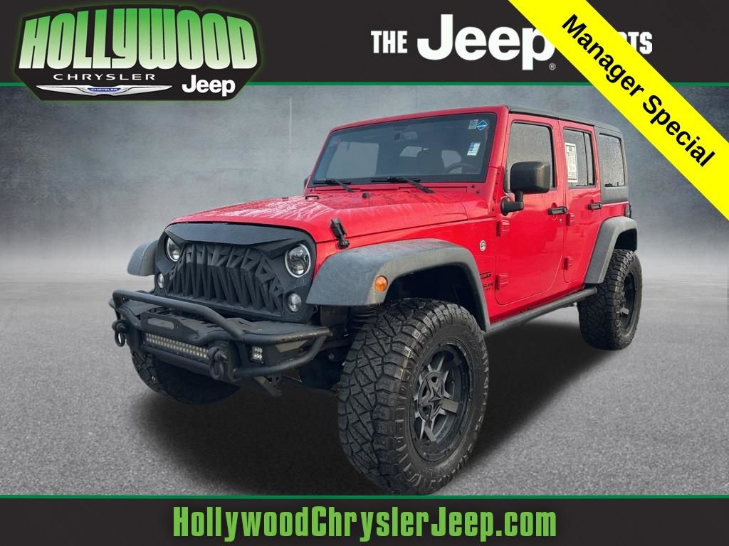 Certified 2017 Jeep Wrangler Unlimited Sport w/ Quick Order Package 24S AWD/4WD image 1