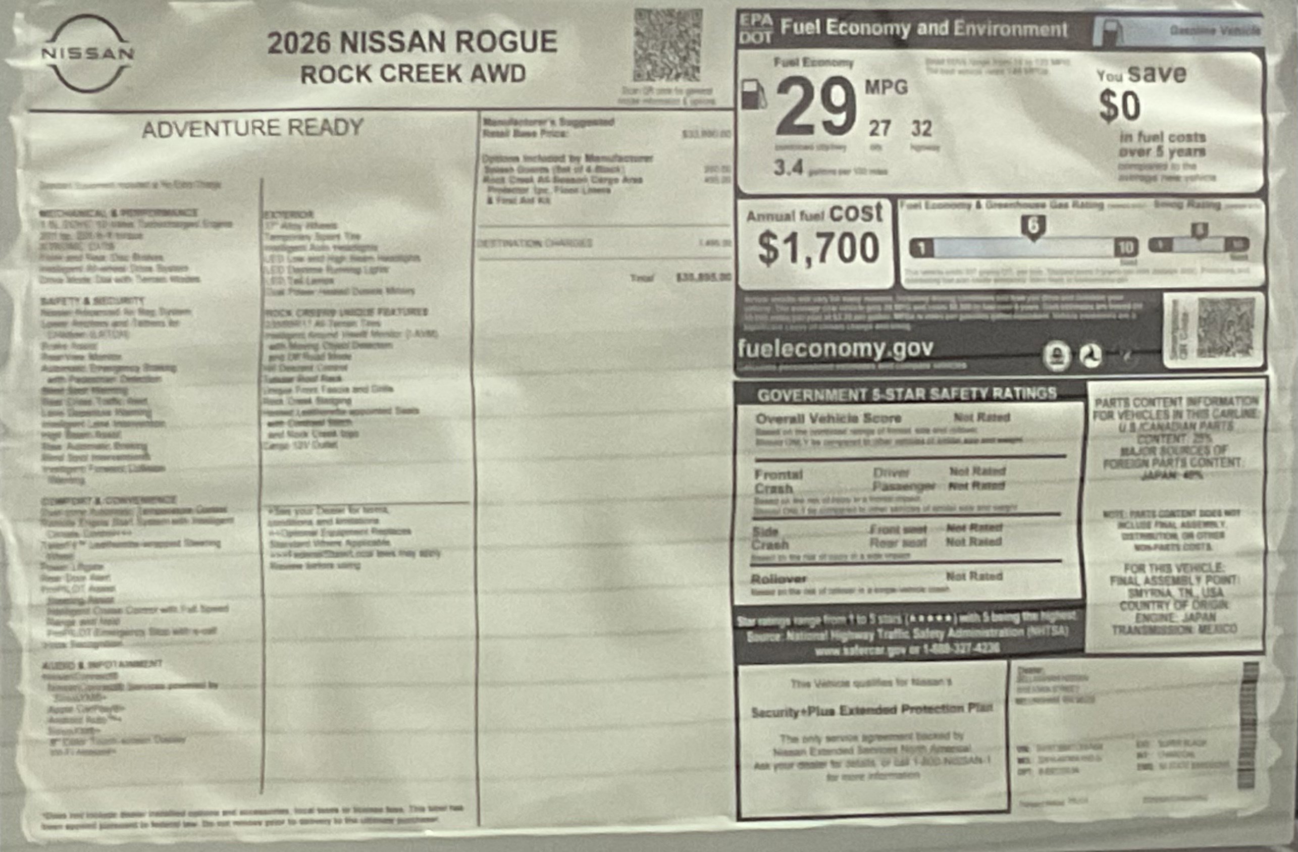 Used 2026 Nissan Rogue SV image 44