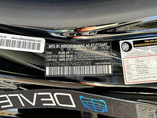 Used 2022 Mercedes-Benz EQS 580 4MATIC Sedan image 21