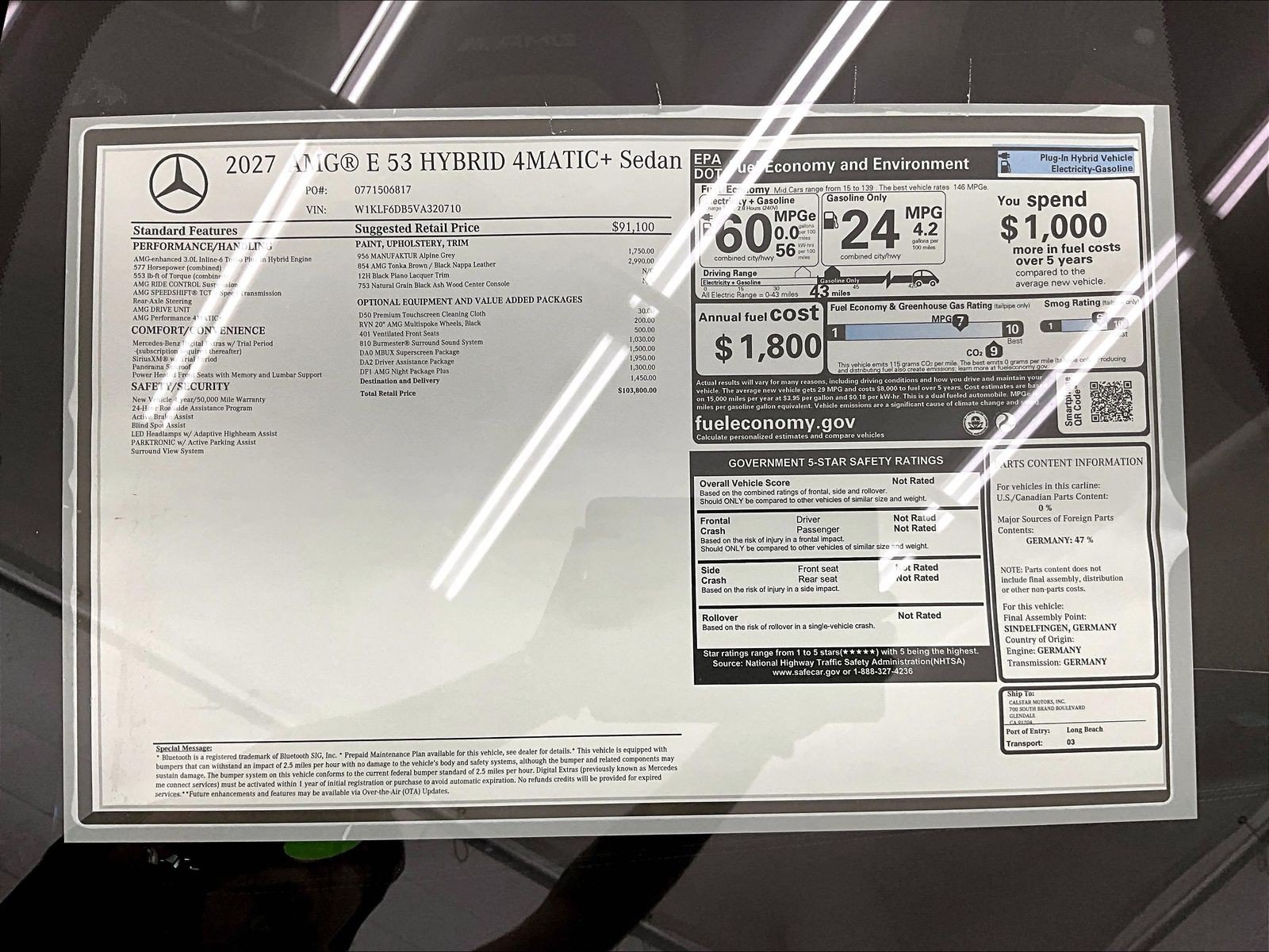 New 2027 Mercedes-Benz E 53 AMG e 4MATIC Sedan image 17