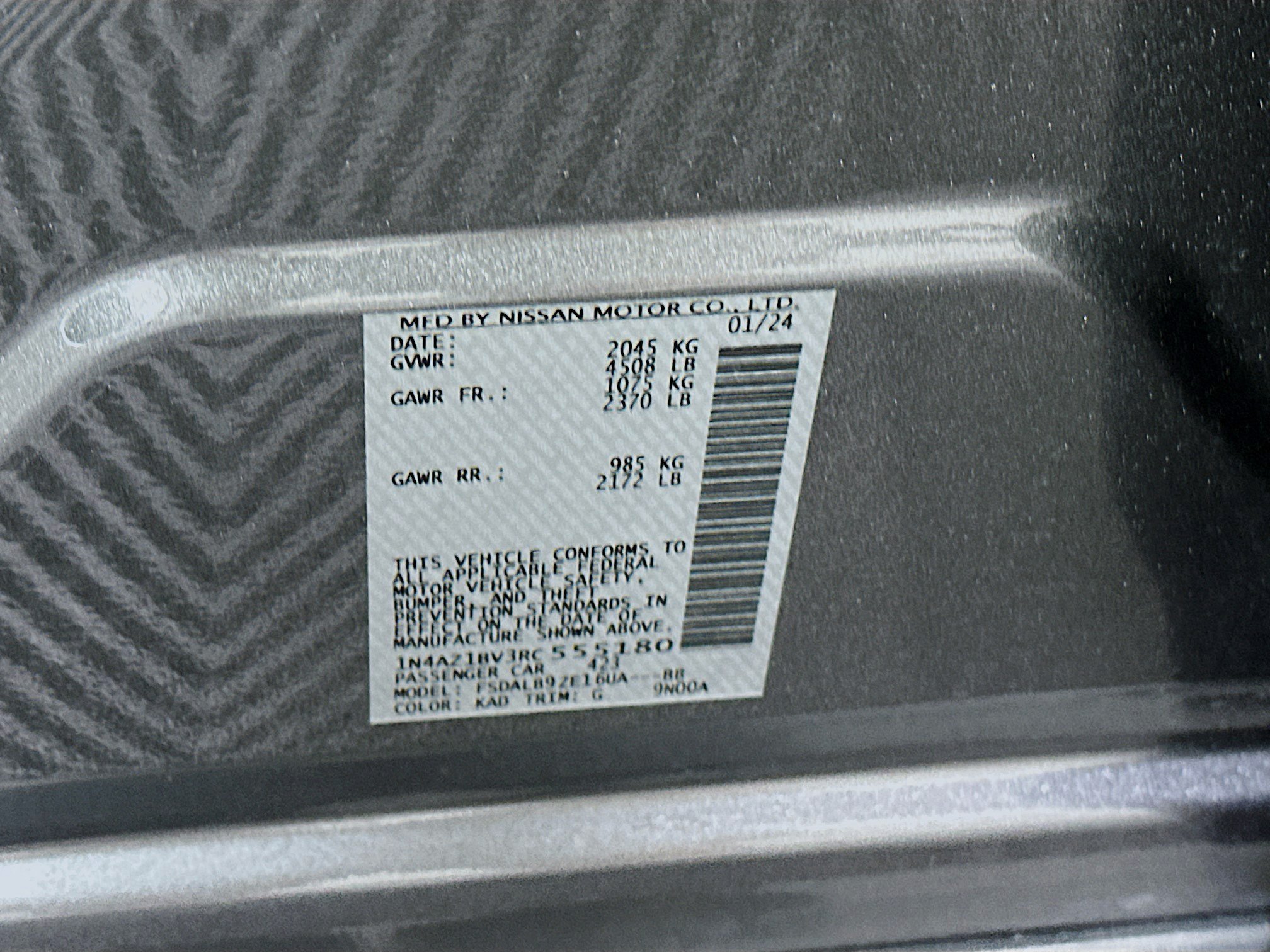 Used 2024 Nissan Leaf S FWD image 12