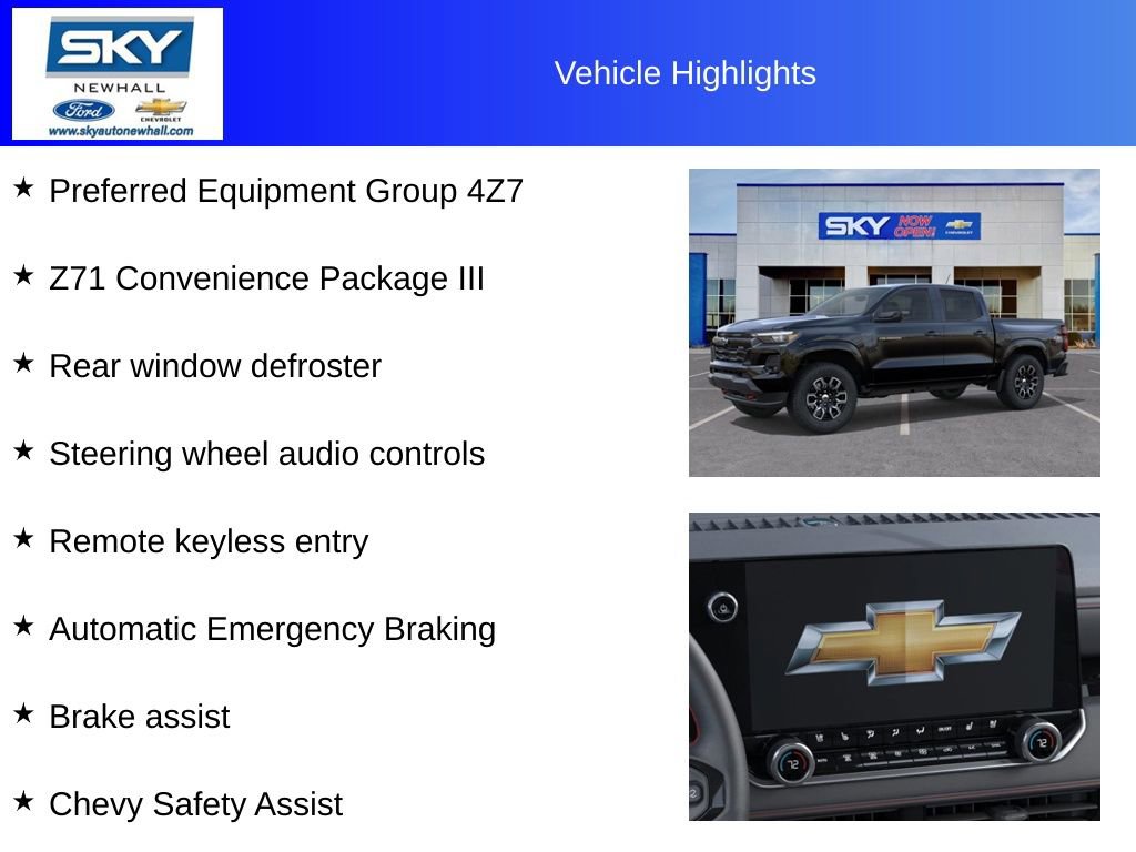 New 2026 Chevrolet Colorado Z71 w/ Z71 Convenience Package 2 image 12