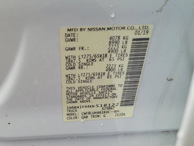 Used 2019 Nissan Titan PRO-4X w/ Pro-4x Convenience Package AWD/4WD image 33