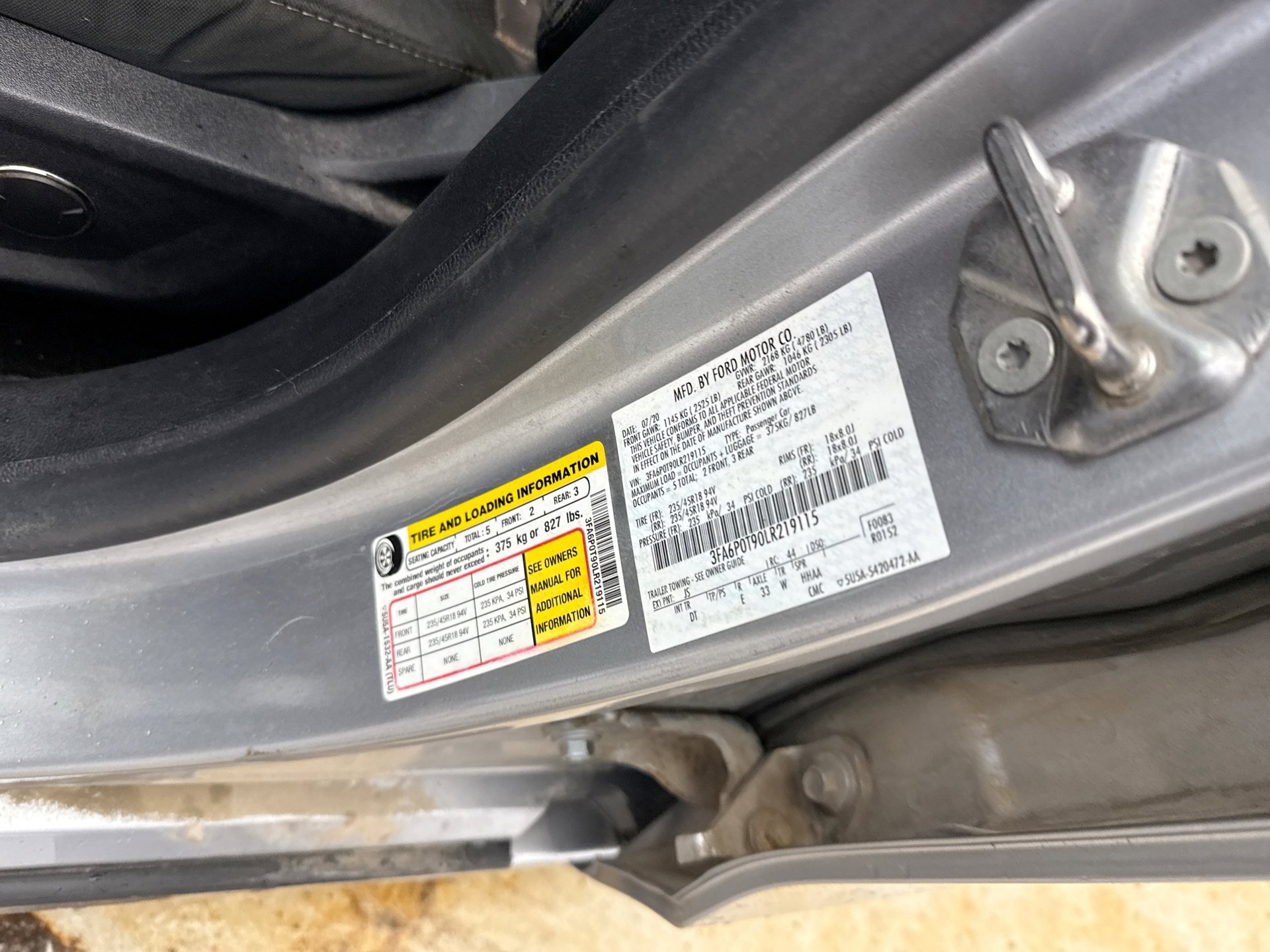 Used 2020 Ford Fusion SE AWD/4WD image 9