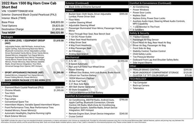Used 2022 RAM 1500 Big Horn AWD/4WD image 8