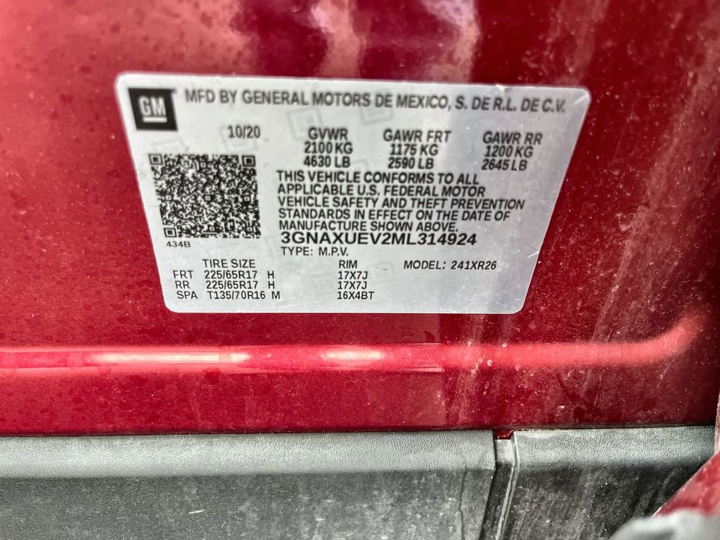 Certified 2021 Chevrolet Equinox LT AWD/4WD image 33