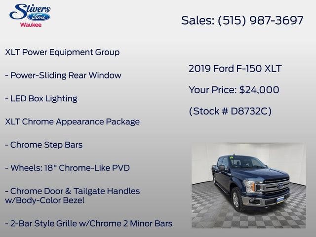 Used 2019 Ford F150 XLT w/ Equipment Group 302A Luxury image 27