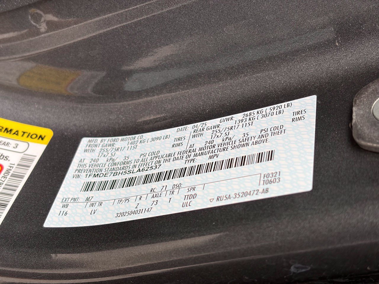 Used 2025 Ford Bronco Big Bend AWD/4WD image 13