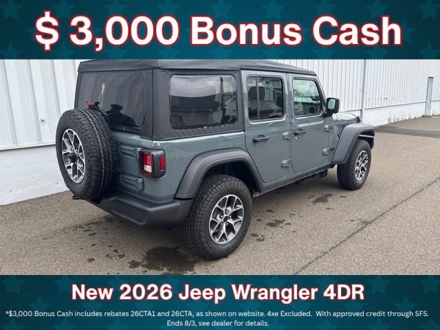 New 2026 Jeep Wrangler Unlimited Sport AWD/4WD image 7