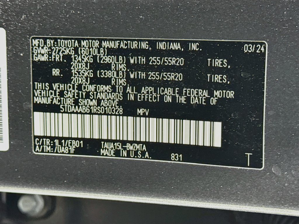 Certified 2024 Lexus TX 350 AWD w/ Captains Chair Package image 34