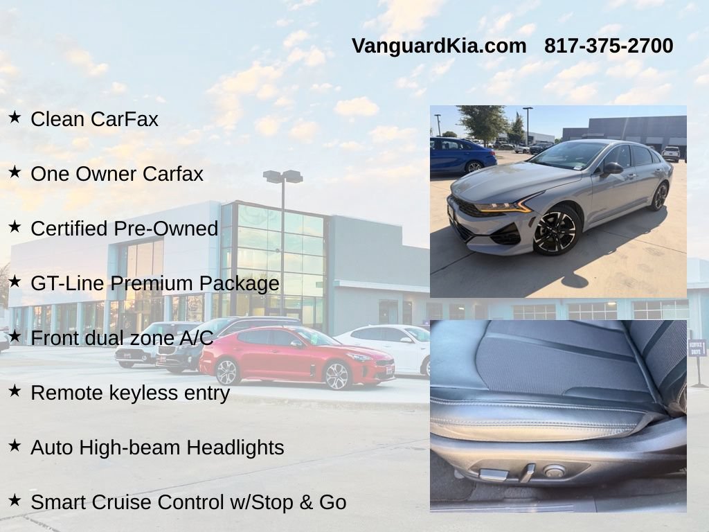 Certified 2023 Kia K5 GT-Line w/ GT-Line Premium Package FWD image 6