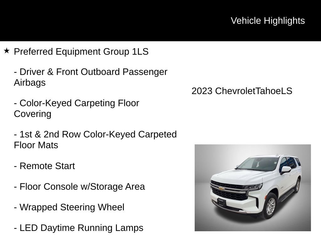 Certified 2023 Chevrolet Tahoe LS image 2
