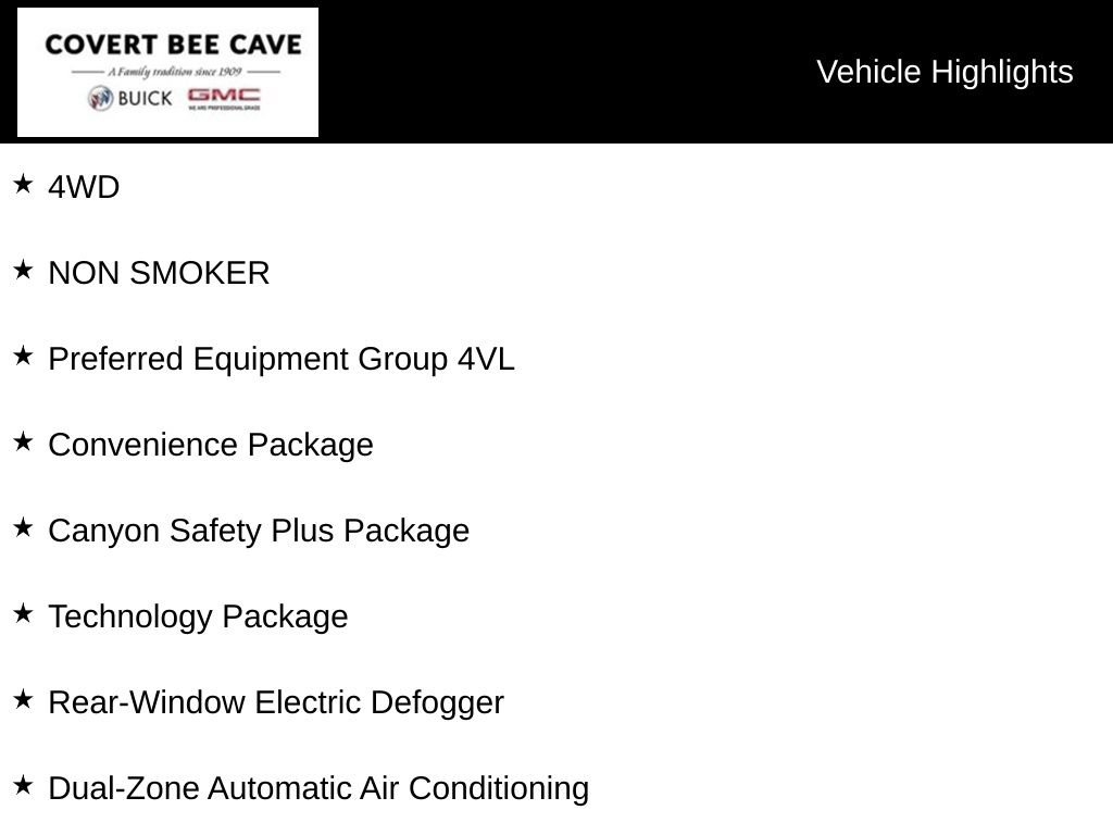 Used 2024 GMC Canyon Elevation w/ Convenience Package AWD/4WD image 6
